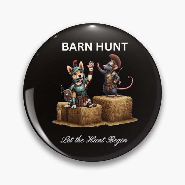 Item preview, Barn Hunt Lover - warrior Rat and a Portuguese Podengo; Let the Hunt Begin  designed and sold by LBKdesigns.