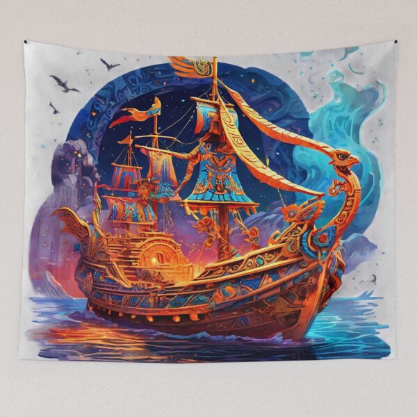 Item preview, Aztec Sun Galleon Aztec Sun Galleon designed and sold by SpectrumEssence.