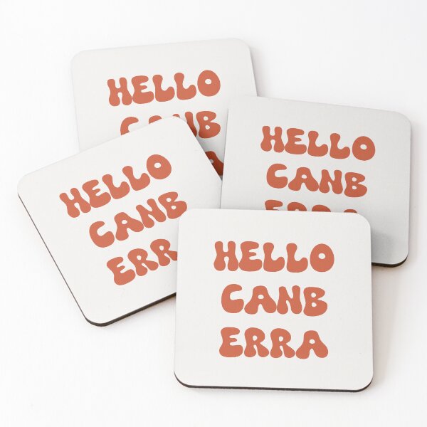 Item preview, Hello Canberra Retro Typography Design designed and sold by RM-Journey.