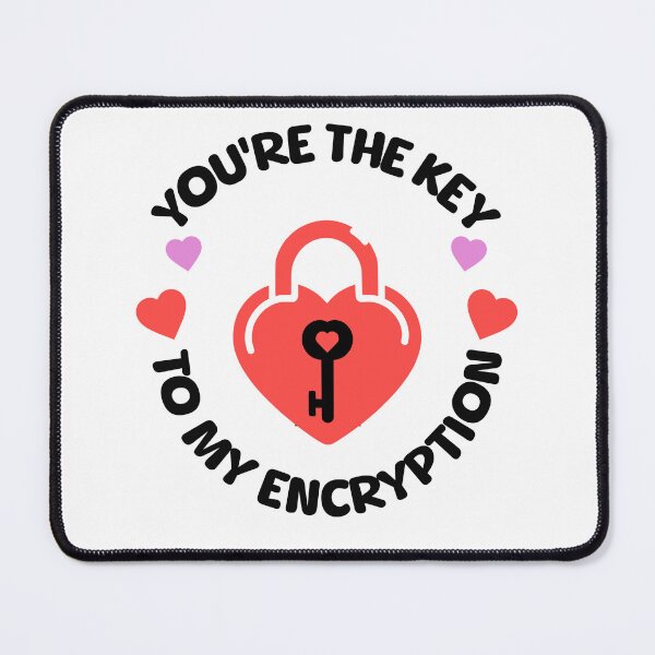 Item preview, You're the Key to My Encryption – Heart Lock Design designed and sold by Teacher2Nerds.