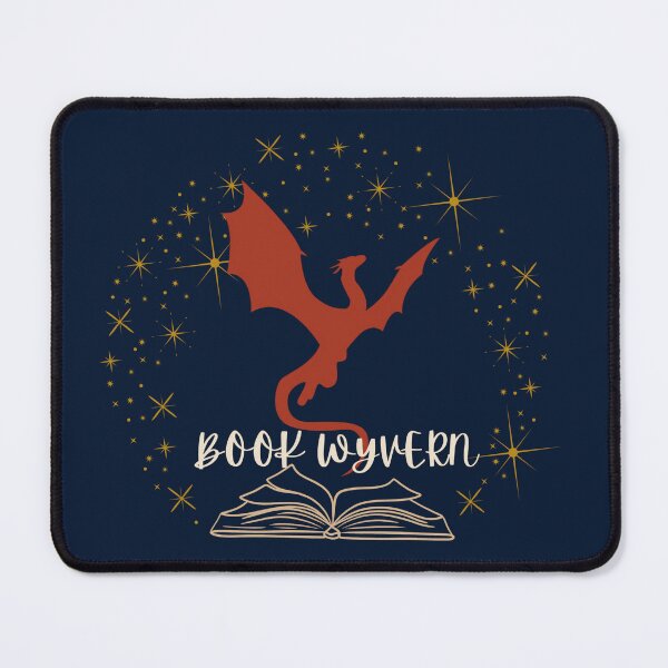 Item preview, Not a Bookworm, But a Book Wyvern designed and sold by The Wandering Bookworm.