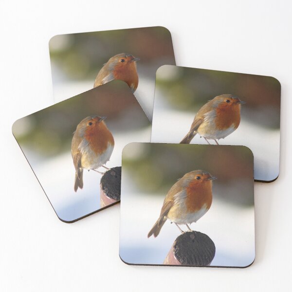Item preview, Robin on a garden fencepost designed and sold by MartinPhotos.