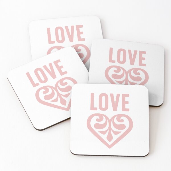 Item preview, Love Ornate Heart in Pink designed and sold by Jodify.