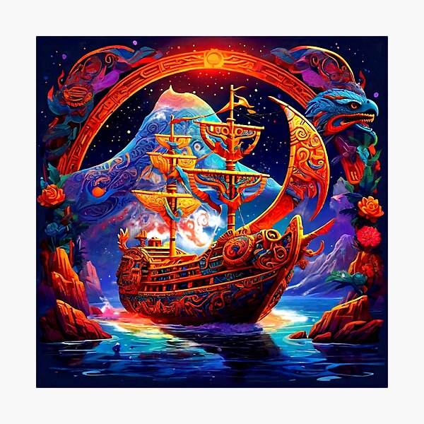Item preview,  Aztec Galleon.  Aztec Galleon designed and sold by SpectrumEssence.