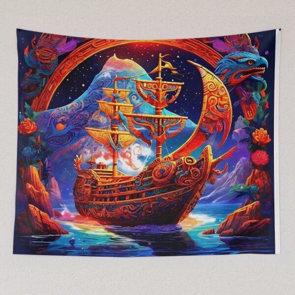 Item preview,  Aztec Galleon.  Aztec Galleon designed and sold by SpectrumEssence.