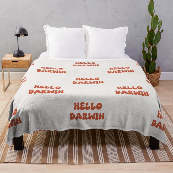 Item preview, Hello Darwin Retro Typography Design designed and sold by RM-Journey.