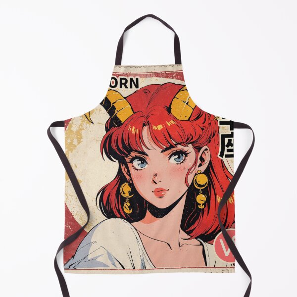 Item preview, Capricorn Zodiac Sign Pretty Anime Girl Vintage Postage Stamp Retro Aesthetic designed and sold by onlyanimevibes.