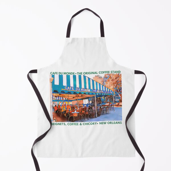 Item preview, Café Du Monde in Jackson Square: Iconic New Orleans Beignet Art | Mardi Gras Tshirt designed and sold by MerchMaid1981.