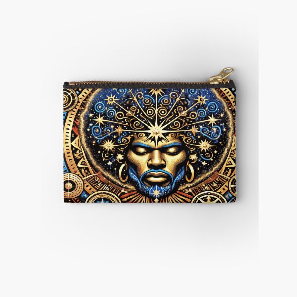 Item preview, Celestial Afro-Ethereal Mandala: The Cosmic Sovereign designed and sold by Seattleaiharp.