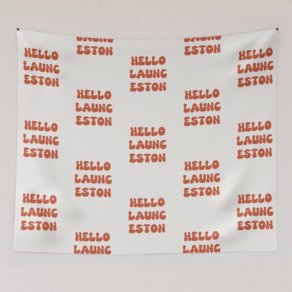 Item preview, Hello Launceston Retro Typography Design designed and sold by RM-Journey.
