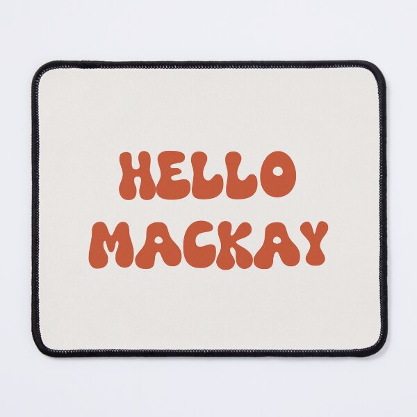 Item preview, Hello Mackay Retro Typography Design designed and sold by RM-Journey.