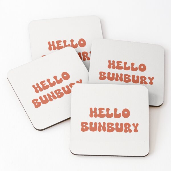 Item preview, Hello Bunbury Retro Typography Design designed and sold by RM-Journey.
