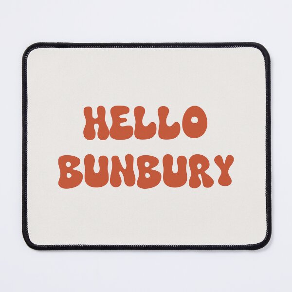 Item preview, Hello Bunbury Retro Typography Design designed and sold by RM-Journey.
