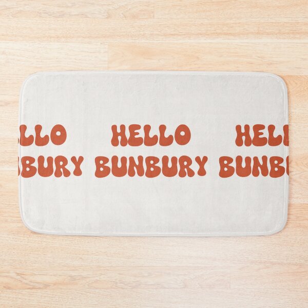 Item preview, Hello Bunbury Retro Typography Design designed and sold by RM-Journey.