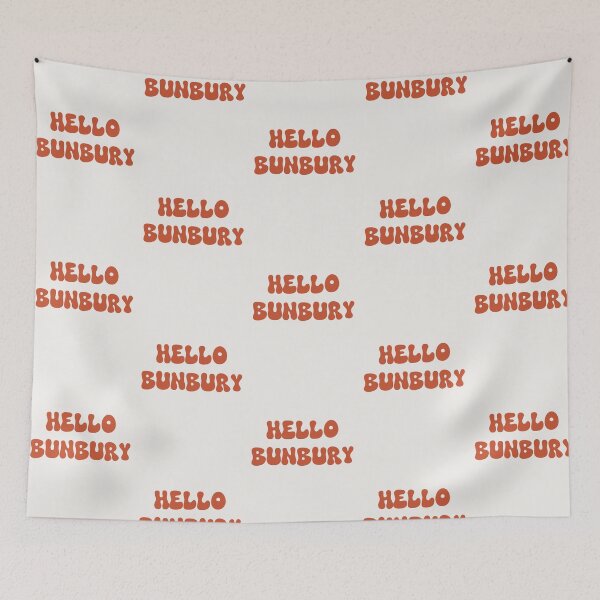 Item preview, Hello Bunbury Retro Typography Design designed and sold by RM-Journey.