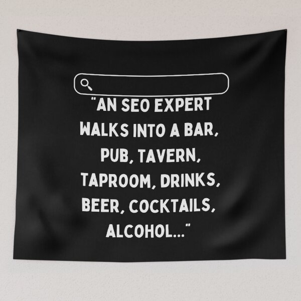 Item preview, SEO Expert Humor: Keyword Overload designed and sold by Teacher2Nerds.