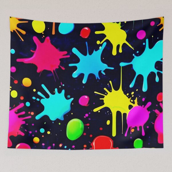 Item preview, Splatter Art Burst designed and sold by Health And Fitness Posts e-Store.