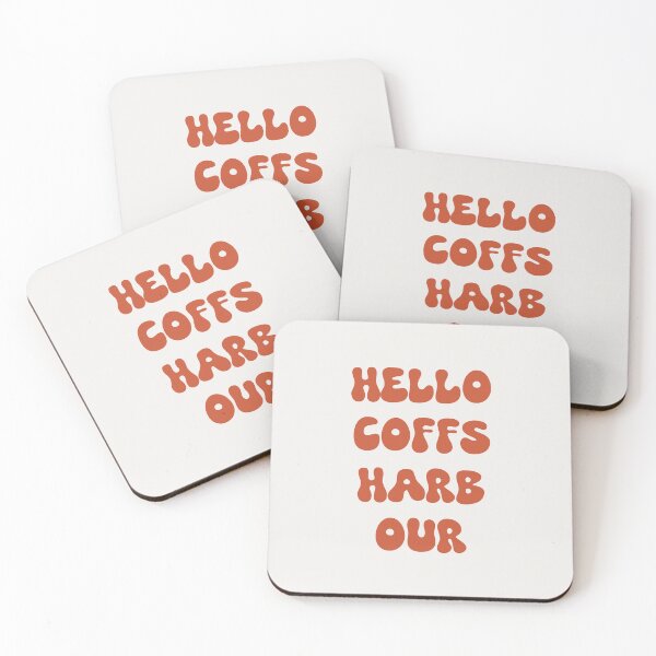 Item preview, Hello Coffs Harbour Retro Typography Design designed and sold by RM-Journey.