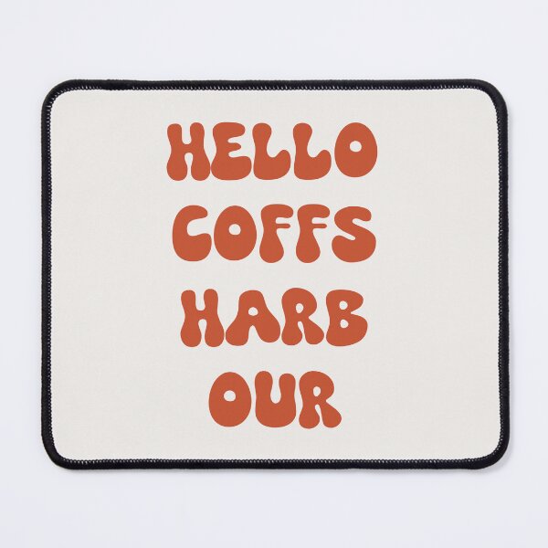 Item preview, Hello Coffs Harbour Retro Typography Design designed and sold by RM-Journey.