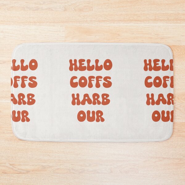 Item preview, Hello Coffs Harbour Retro Typography Design designed and sold by RM-Journey.