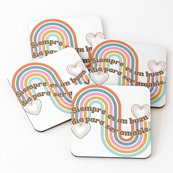 Item preview, Retro Rainbow Heart - Siempre es un buen día para ser amable designed and sold by Teacher2Nerds.
