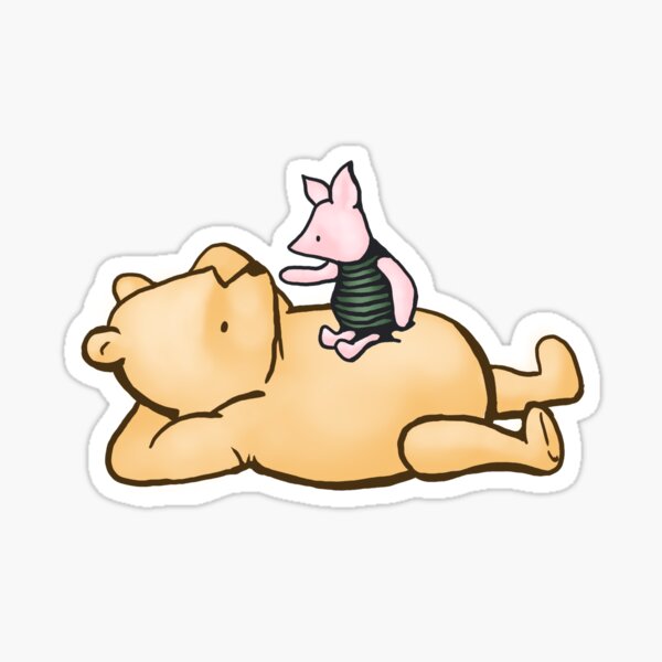 Item preview, Pooh and Piglet designed and sold by CrispyCreationCo.