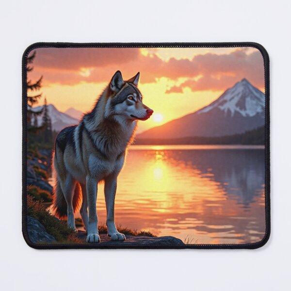 Item preview, Wolf Sunset designed and sold by ShaneWalkerArt.