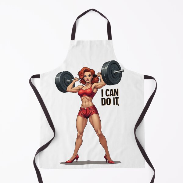 Item preview, Unstoppable Female Power in the Gym designed and sold by JonelleTshirts.