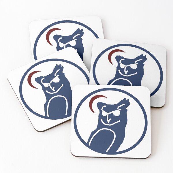 Item preview, Nite Owl Logo dark blue & crimson moon designed and sold by Dimitrious.