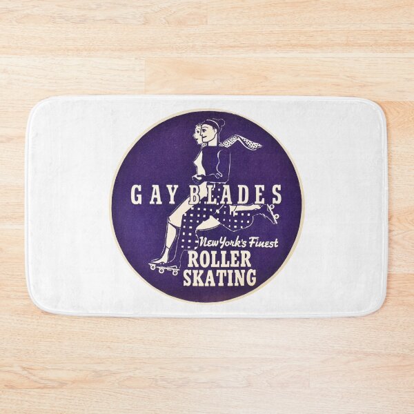 Item preview, Gay Blades New York City New York Roller Skating Rink Sticker Decal Label designed and sold by tislord.