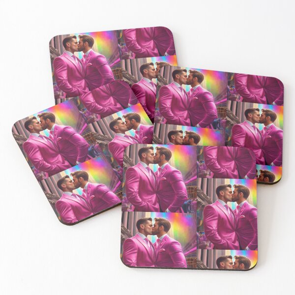Item preview, Gay businessmen kiss designed and sold by PhilDreams.