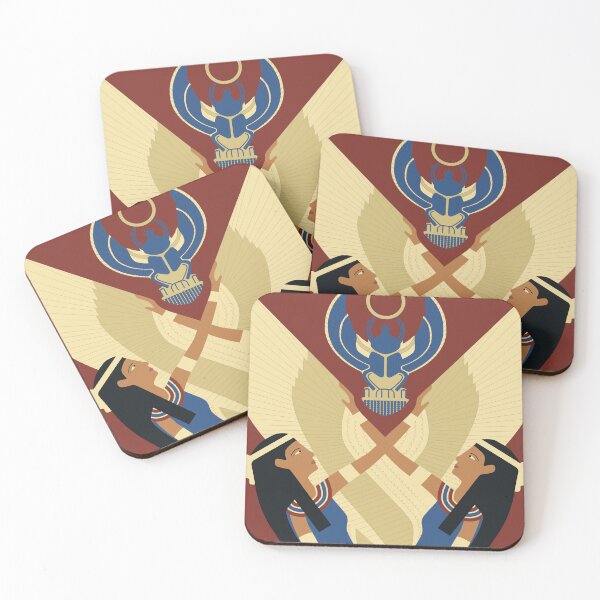 Item preview,  Egyptian goddess of justice Maat with a scarab designed and sold by Ranaaart.