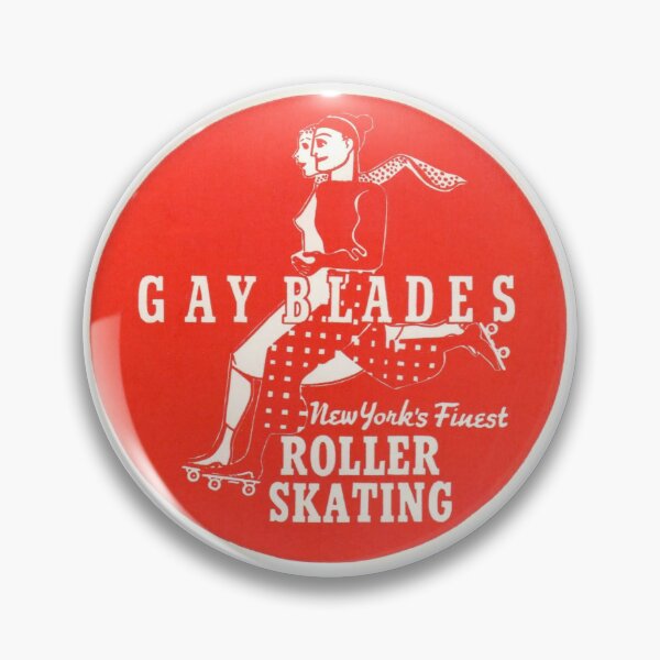 Item preview, Gay Blades New York City New York Roller Skating Rink Sticker Decal Label Design 2 designed and sold by tislord.