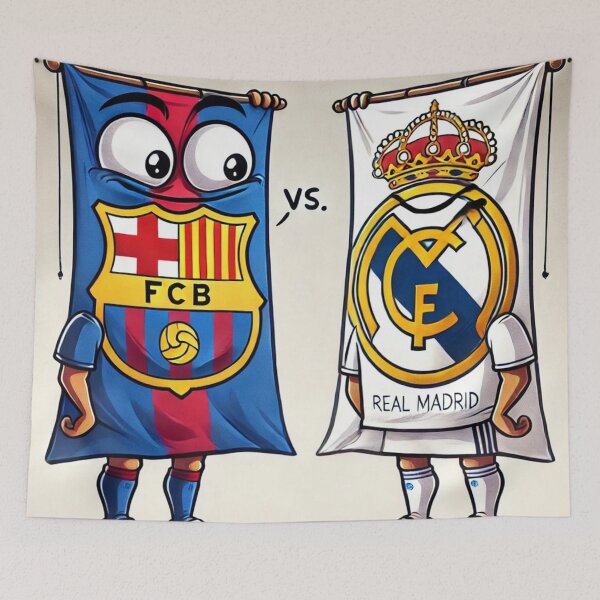 Item preview, Barca making fun of Real designed and sold by AngieStore16.