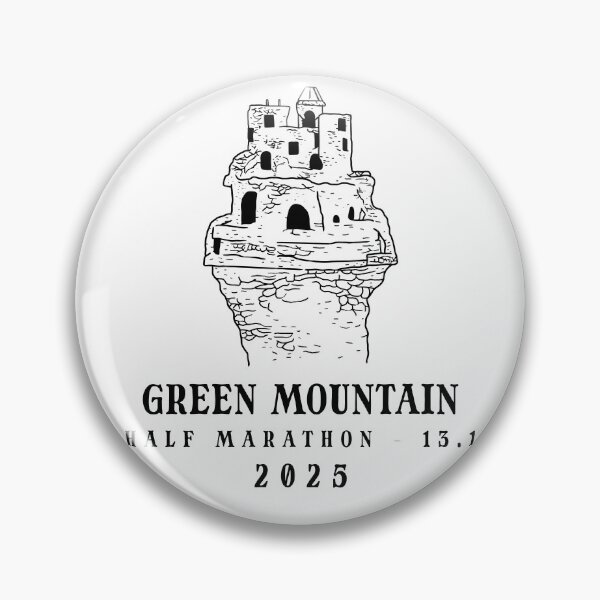 Item preview, Green Mountain - Half Marathon – 13.1 – 2025 designed and sold by Moritz Schwäble.