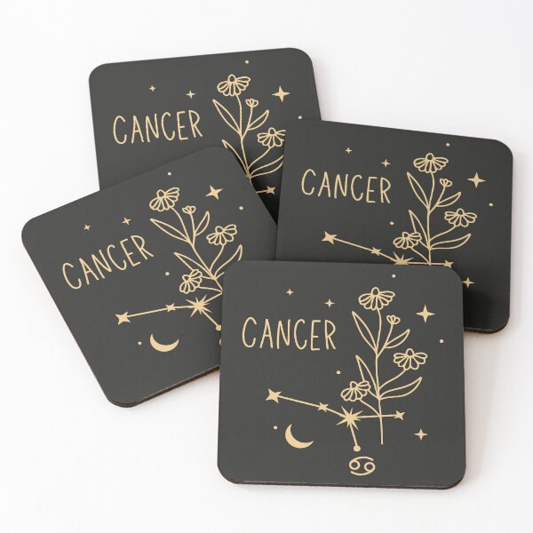 Item preview, Cancer Constellation with flowers designed and sold by DesignCollectiv.