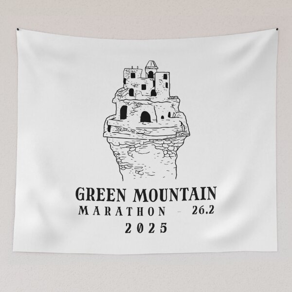 Item preview, Green Mountain Marathon – 26.2 – 2025 designed and sold by Moritz Schwäble.