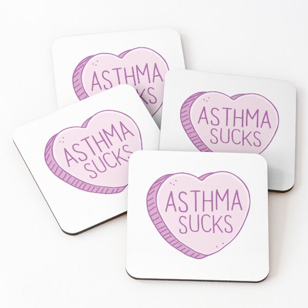 Item preview, Asthma Sucks! with Candy heart designed and sold by jazzydevil.