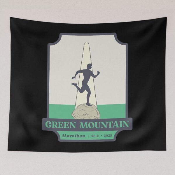 Item preview, Green Mountain Marathon – 26.2 – 2025 designed and sold by Moritz Schwäble.