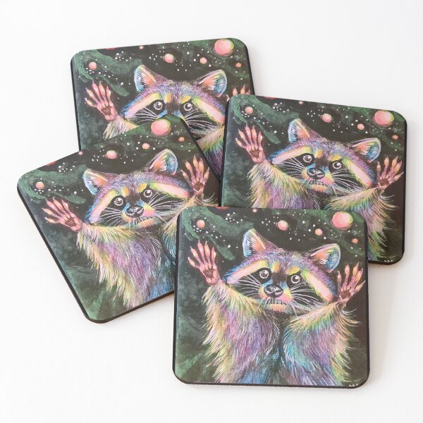 Item preview, Wizard racoon  designed and sold by Kim Marks Art .