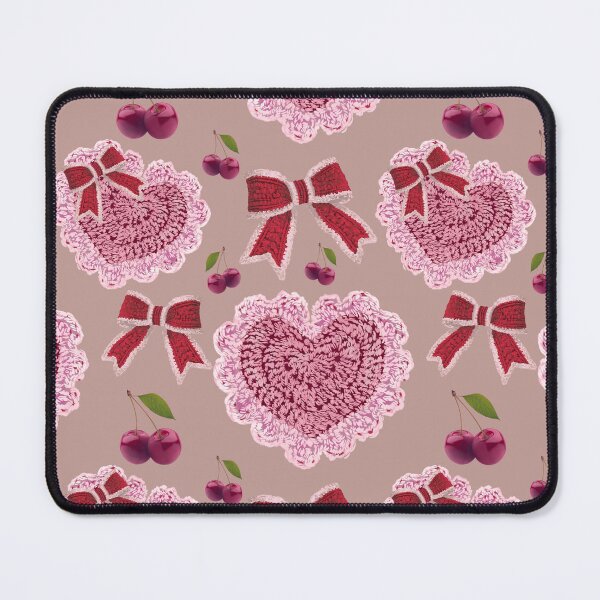 Item preview, Valentine's Day Gift: Beautiful Heart Cherry and Ribbon Illustration designed and sold by Pandositive.