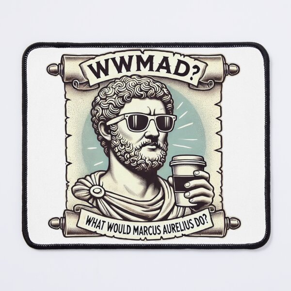 Item preview, What Would Marcus Aurelius Do? Stoicism designed and sold by Wlodarsky.