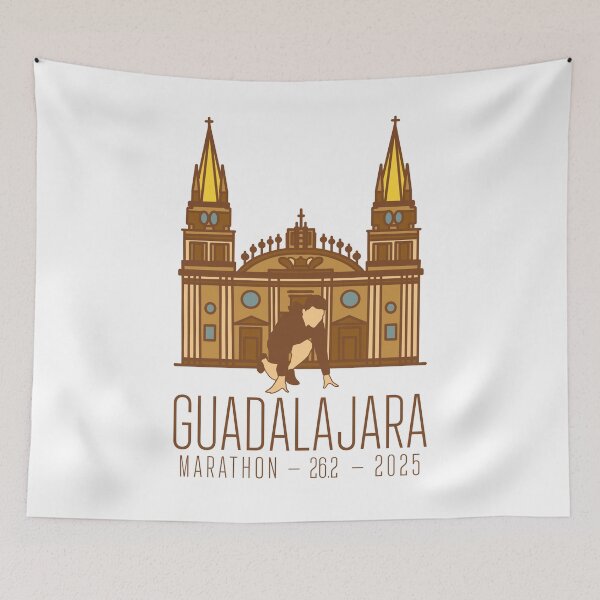 Item preview, Guadalajara Marathon – 26.2 – 2025 designed and sold by Moritz Schwäble.