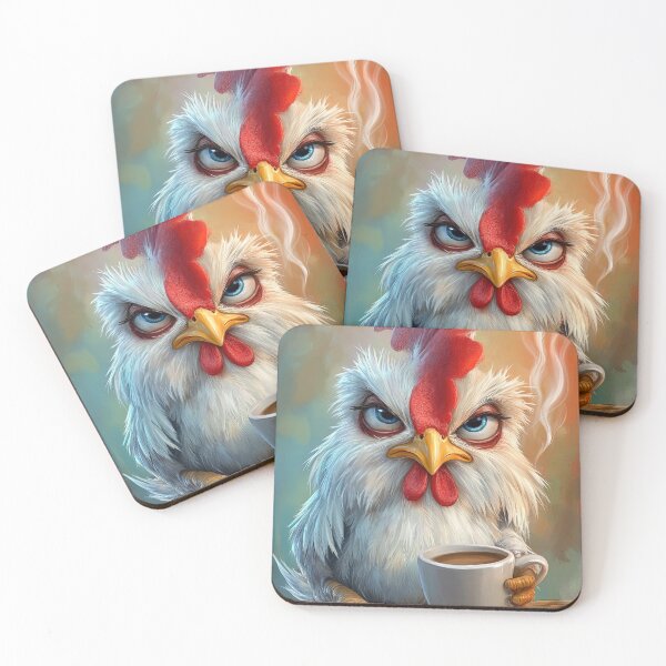 Item preview, "Morning Brew: The Grumpy Chick" designed and sold by bloorose.