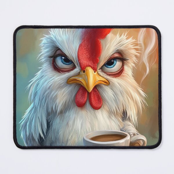 Item preview, "Morning Brew: The Grumpy Chick" designed and sold by bloorose.