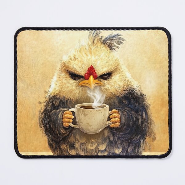 Item preview, "Morning Brew: The Grumpy Chick" designed and sold by bloorose.