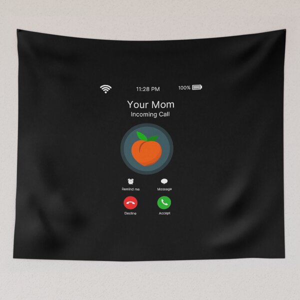 Item preview, Your Mom Incoming Call – Funny Phone Screen Design designed and sold by Teacher2Nerds.