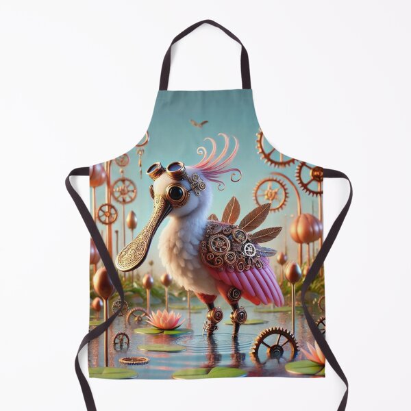 Item preview, Steampunk Roseate Spoonbill designed and sold by Sillytoe.