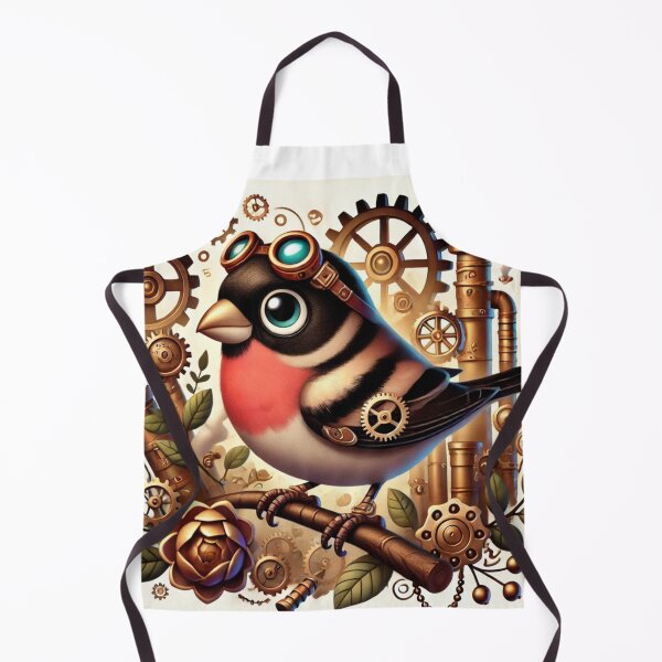 Item preview, Steampunk Rose-Breasted Grosbeak designed and sold by Sillytoe.