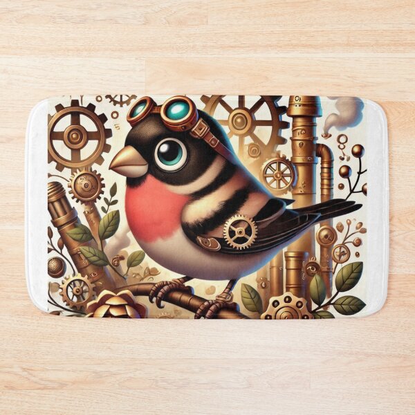 Item preview, Steampunk Rose-Breasted Grosbeak designed and sold by Sillytoe.